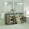 James Martin Vanities 60'' Double Vanity, Whitewashed Oak w/ 3 CM Parisien Bleu Quartz Top 424-V60D-WWO-3PBL - alternate 2